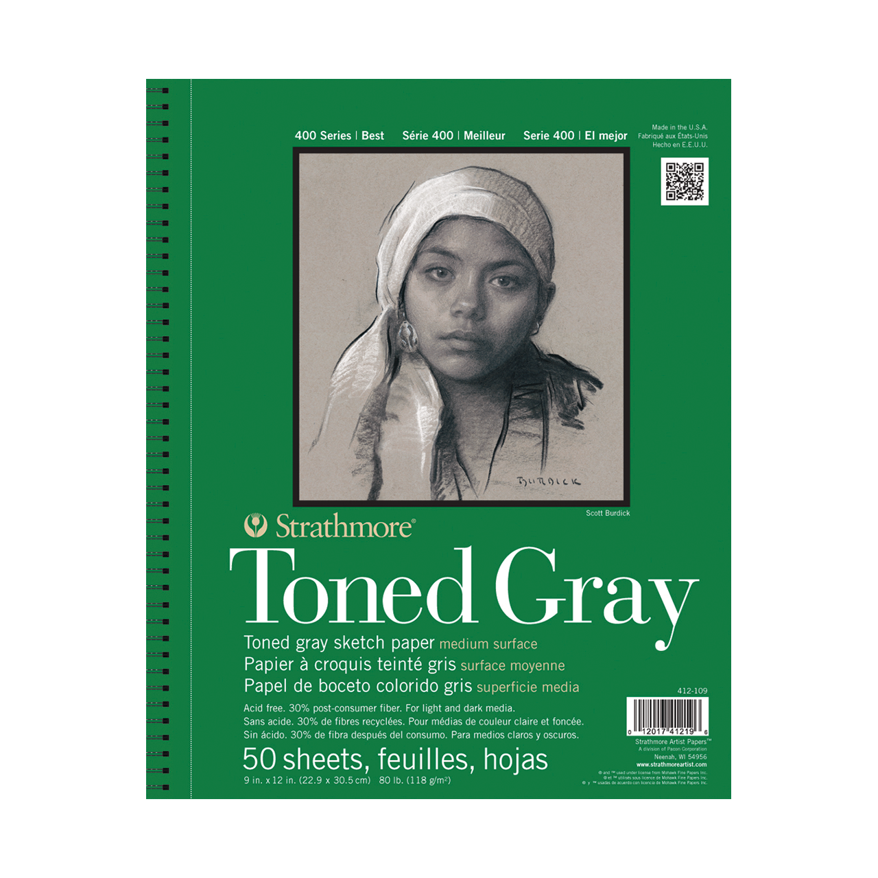 Strathmore Toned Gray Sketch Pads
