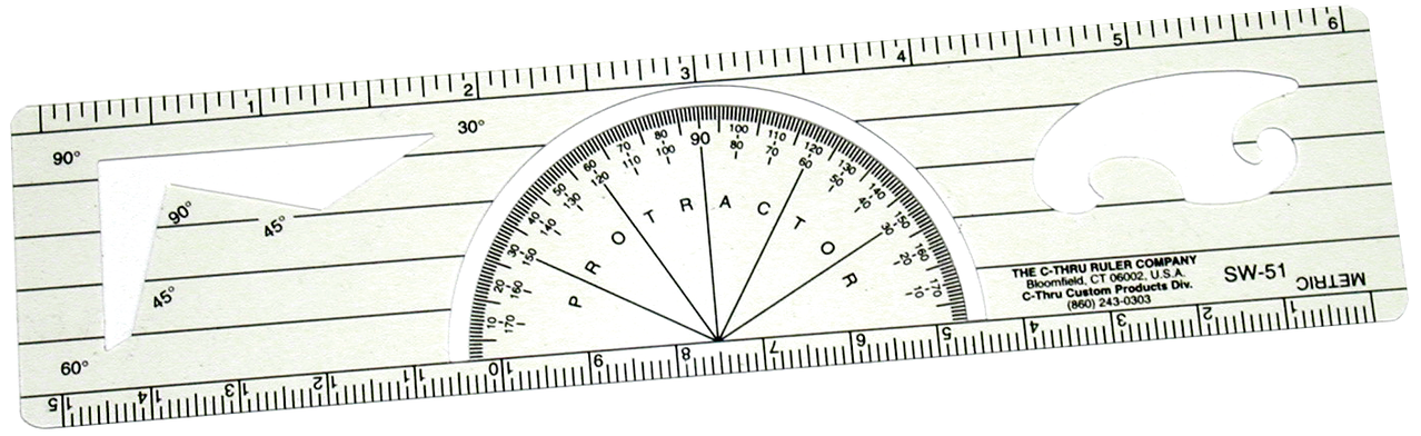 Protractor Ruler – Rileystreet Art Supply