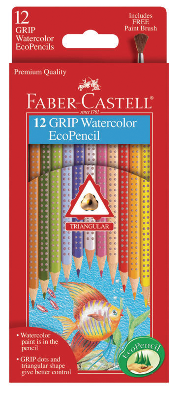 Faber Castell Grip Watercolor EcoPencil sets