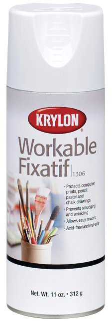 Krylon Workable Spray Fixative - 11oz