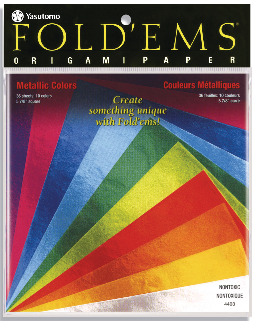 Origami Paper Metallic Colors