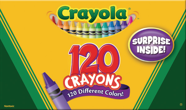 I have the 96 and 120 pack of Crayola Crayons and these were the