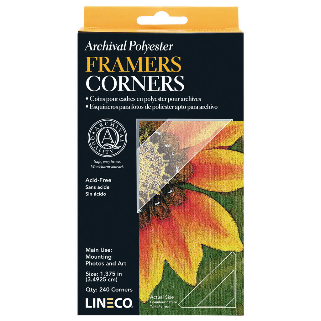 Lineco Mylar Framers Corners