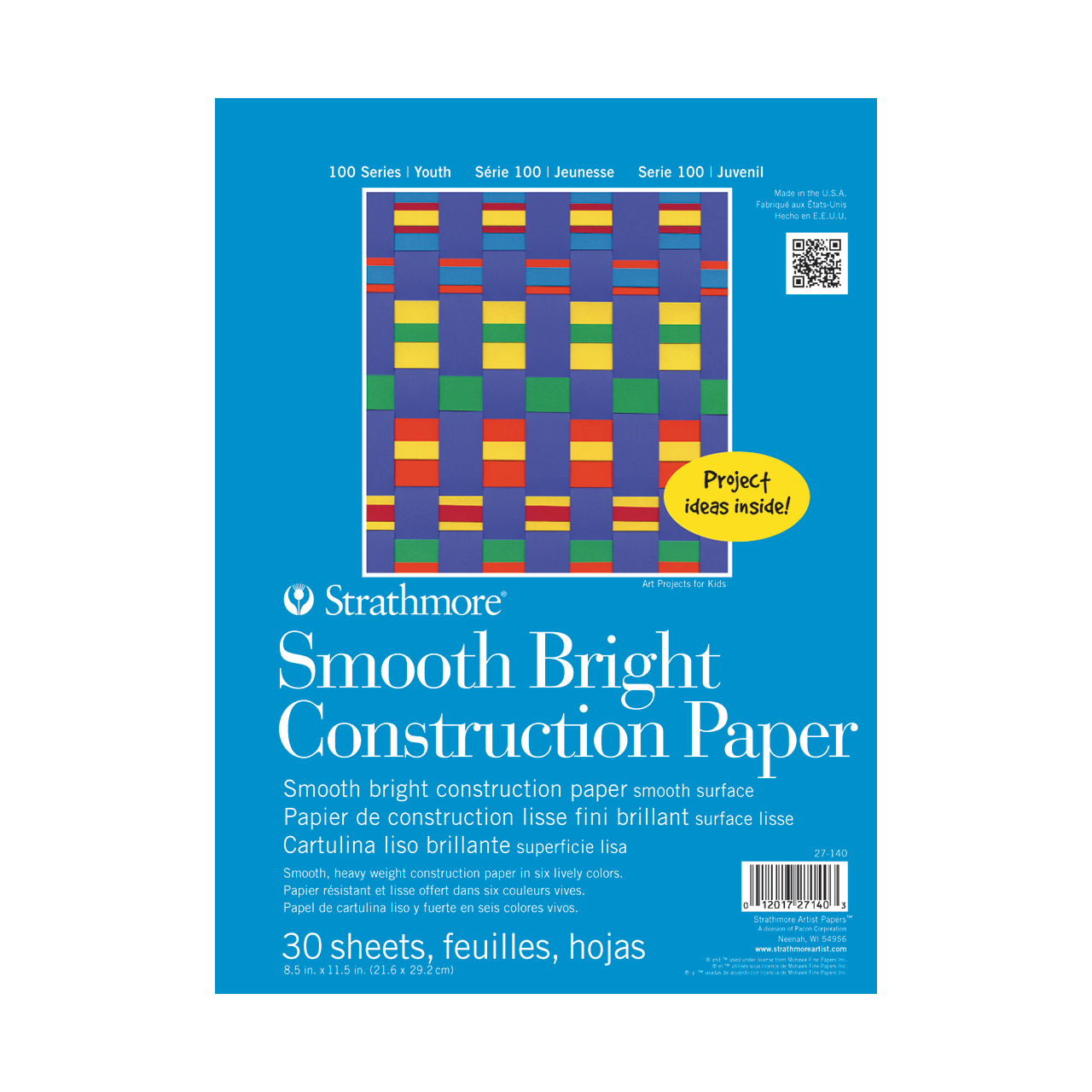 Strathmore Kids Smooth Bright Construction Paper Pad