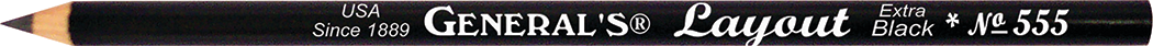 Generals Layout Pencil Extra Black