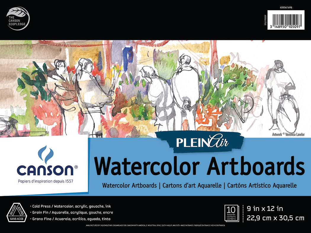 Canson Plein Air Watercolor Artboard Pads