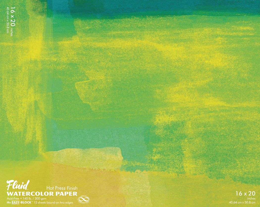 Fluid EZ Watercolor Blocks - 140lb Hot Press