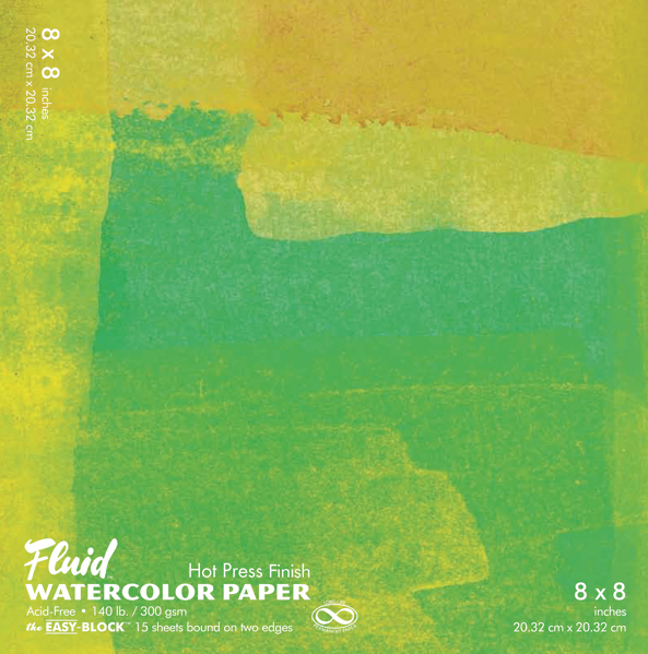 Fluid EZ Watercolor Blocks - 140lb Hot Press