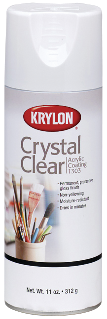 Krylon Crystal Clear Spray - 11oz