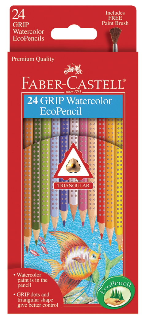 Faber Castell Grip Watercolor EcoPencil sets