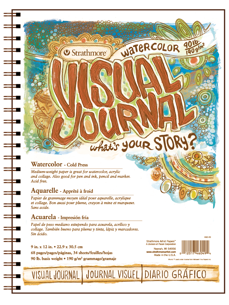 Visual Journal - 90lb Watercolor