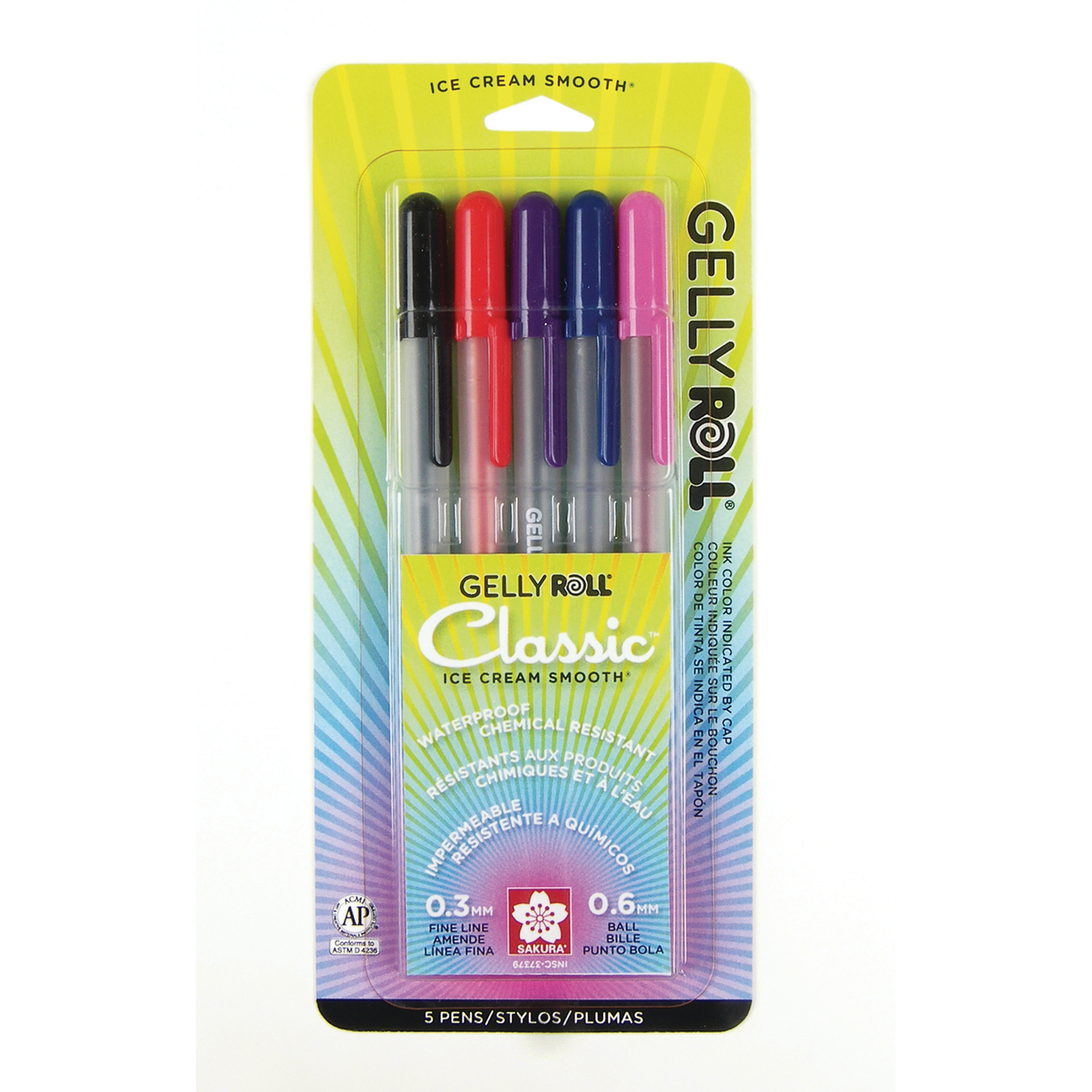 Gelly Roll Classic Fine Point 5 Pen Set