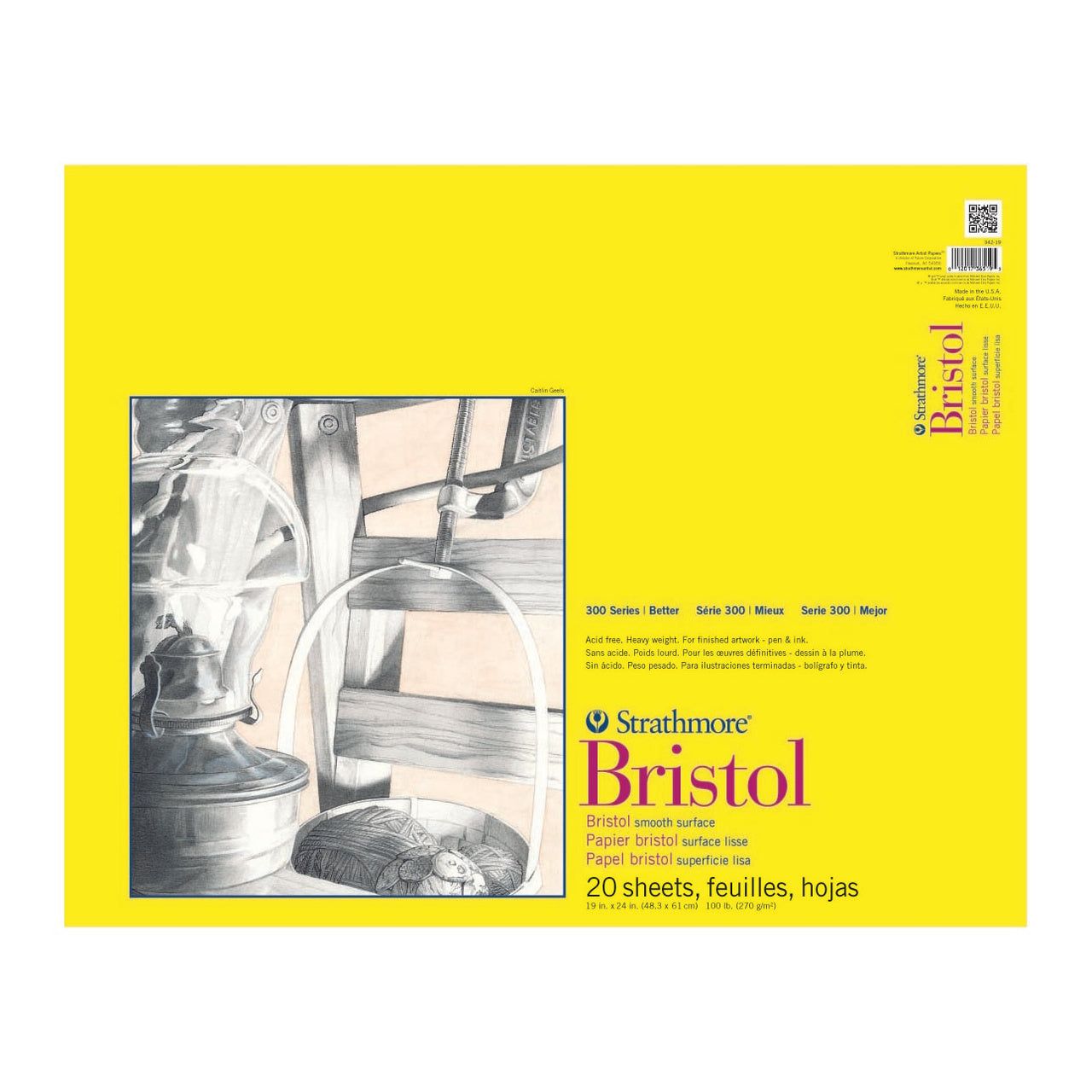 Strathmore Smooth Bristol Pads 300 Series