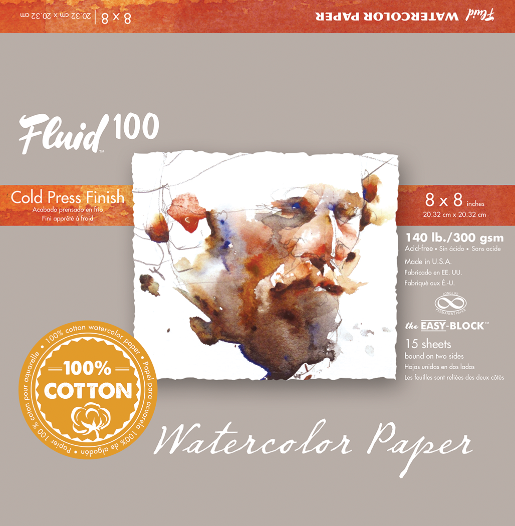 Fluid 100 Watercolor Blocks - 140lb Cold Press