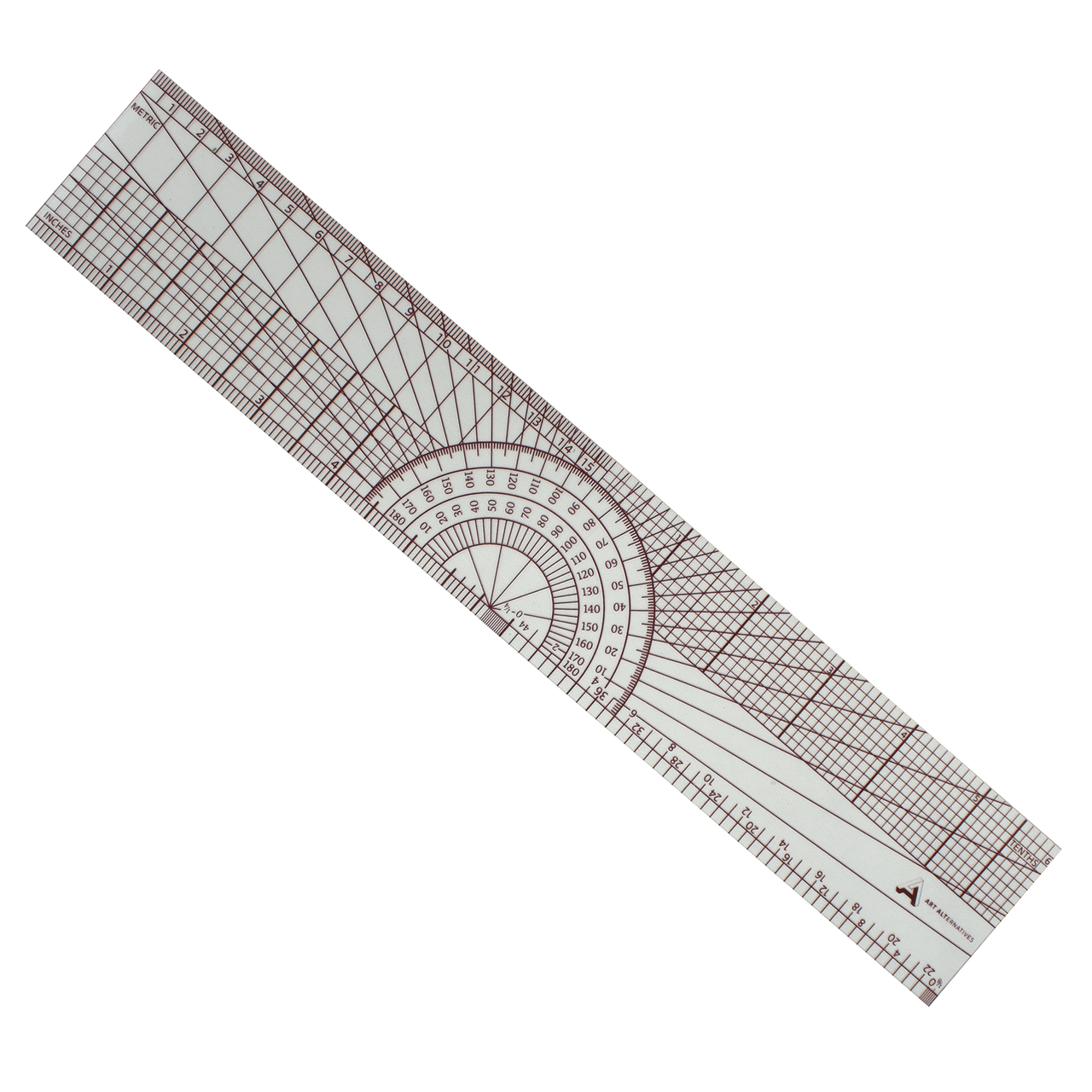 Protractor Ruler by Art Alternatives – Rileystreet Art Supply