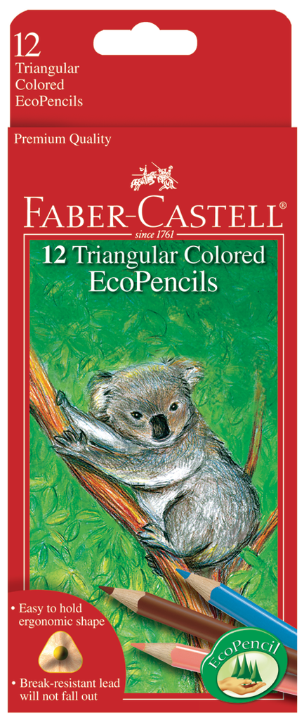 Faber Castell Triangular Colored EcoPencil Sets