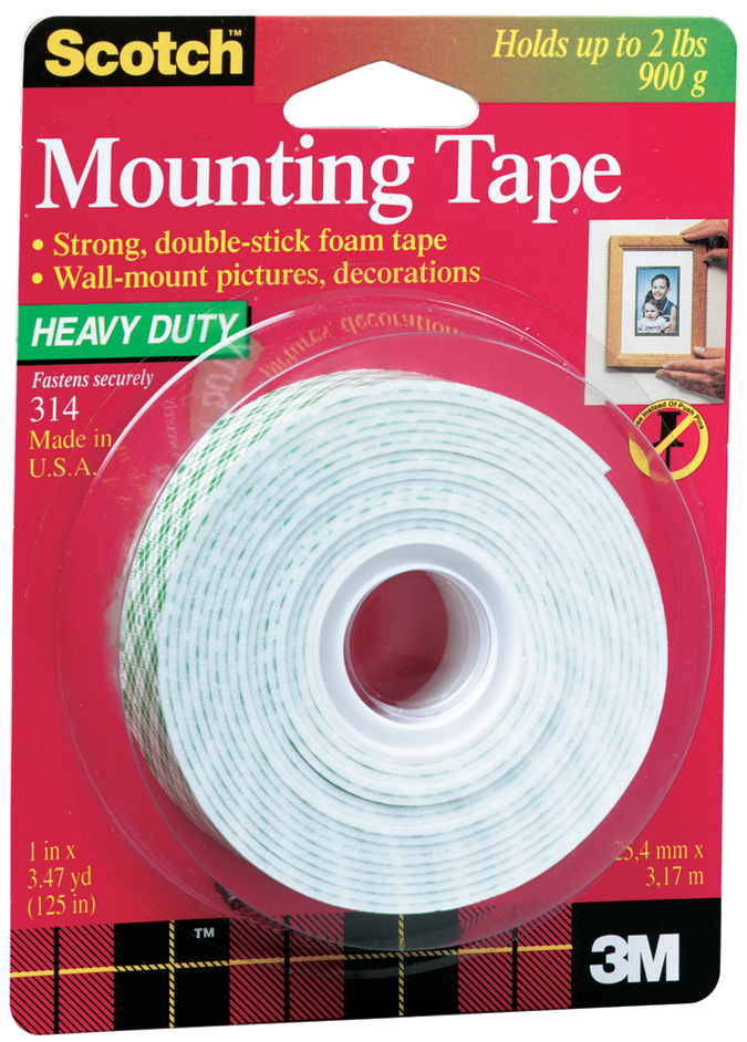 Scotch Heavy Duty Mouting Foam Tape