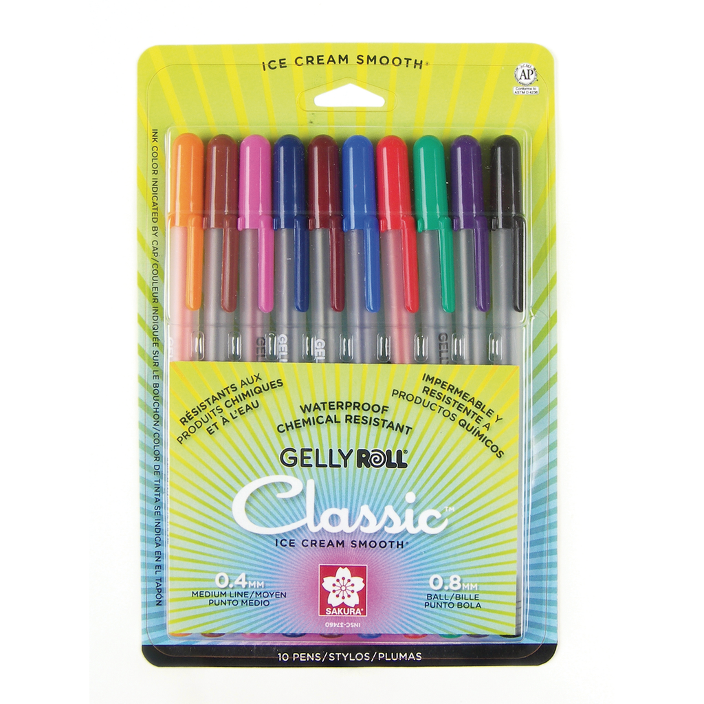 Gelly Roll Classic Medium Point 10 Pen Set
