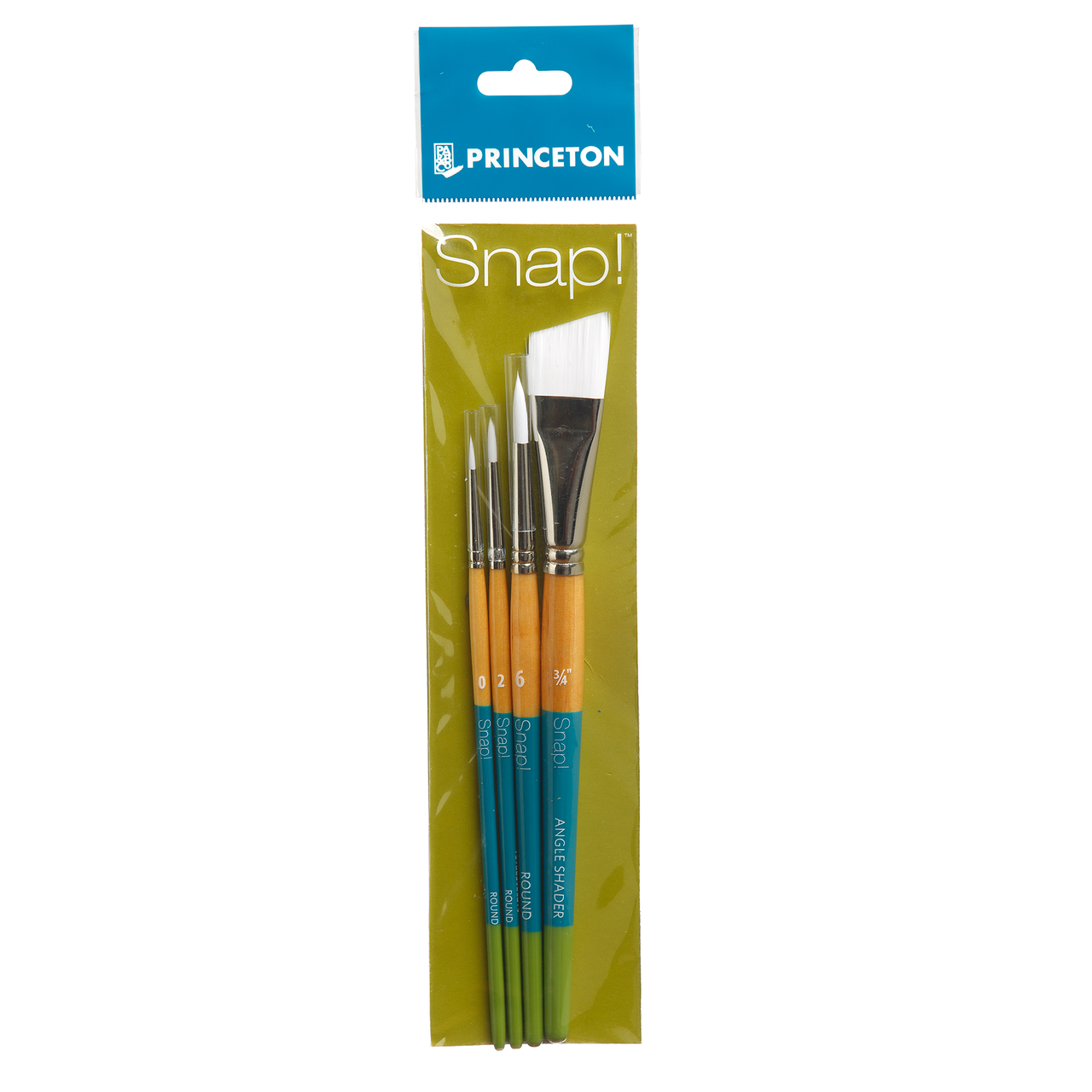 Princeton Snap White Taklon Brush Set (Short Handle)