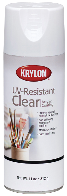 Krylon UV-Resistant Clear Finish Spray - 11oz