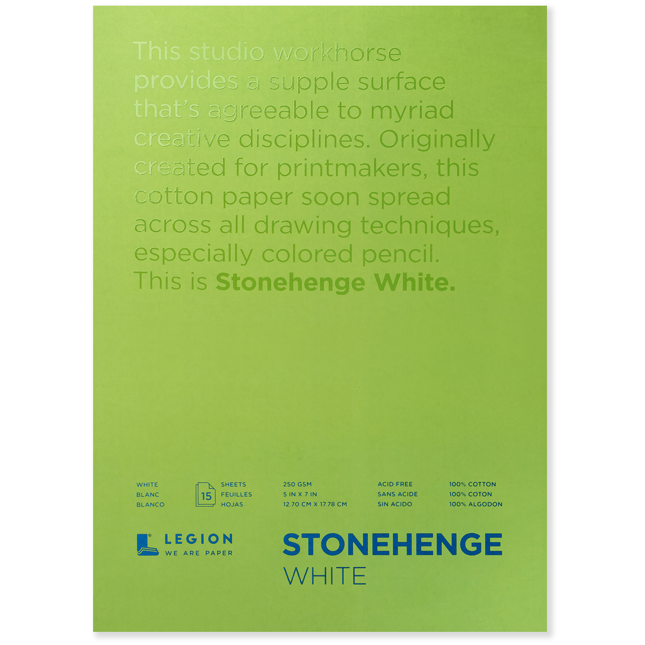 Stonehenge White Paper Pads