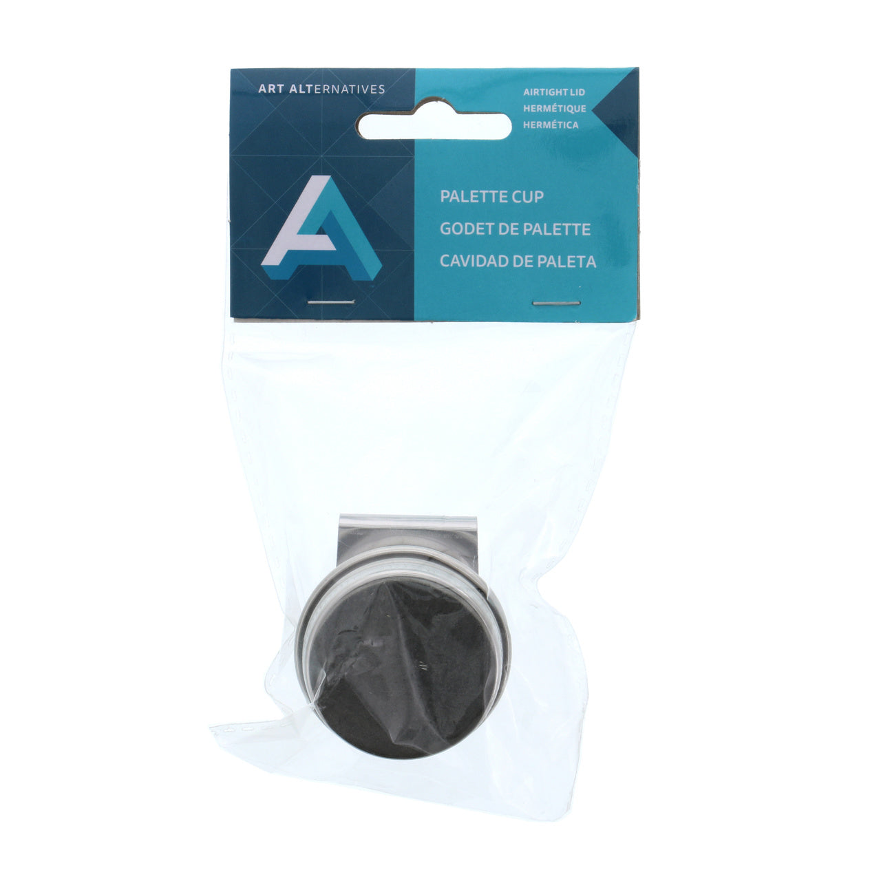 Stainless Steel Palette Cups w/ Lids