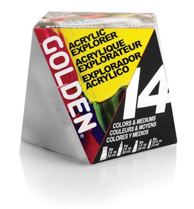 Golden Acrylic Explorer Set