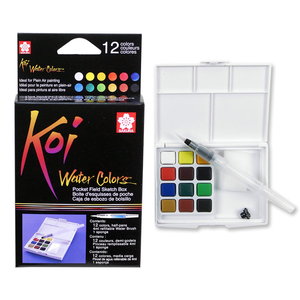 Koi Watercolor Travel Sets
