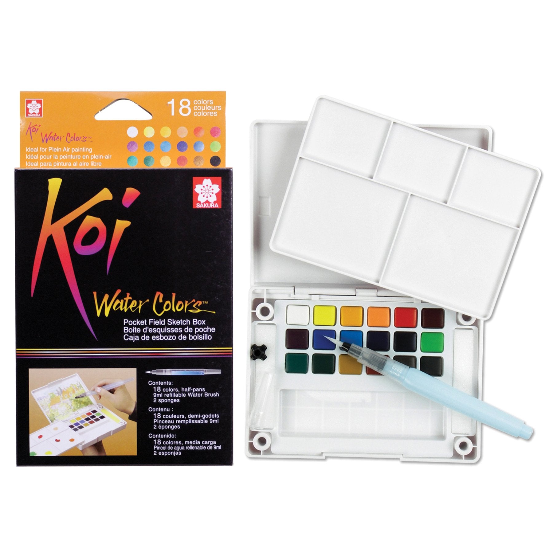 Koi Watercolor Travel Sets