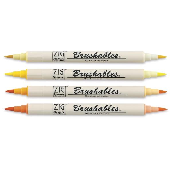 Zig Brushable Dual-Tip Brush Markers
