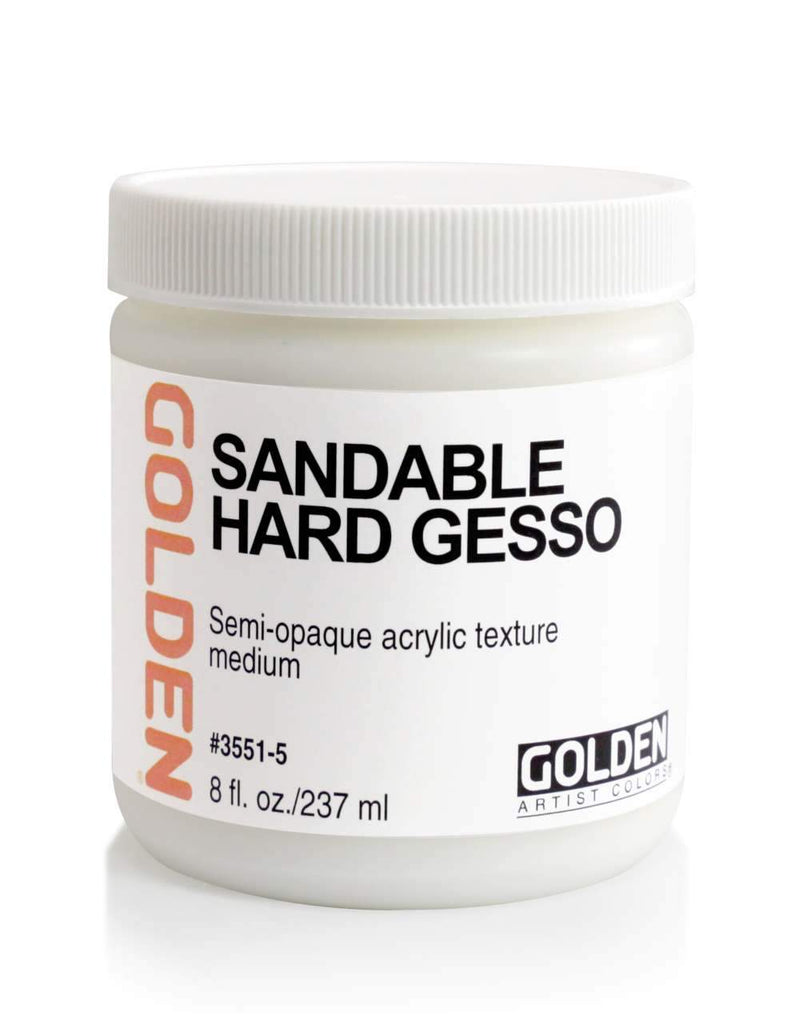 Golden Sandable Hard Gesso - 8oz Jar
