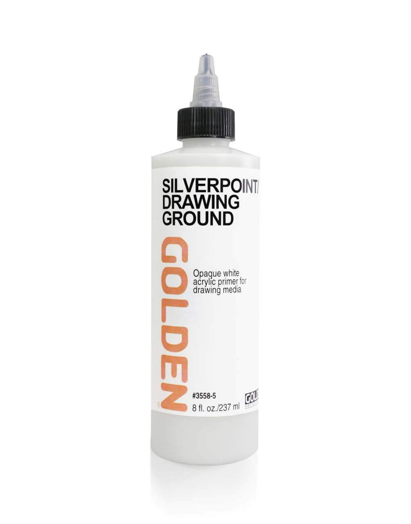 Golden Silverpoint Drawing Fluid - 8oz Bottle