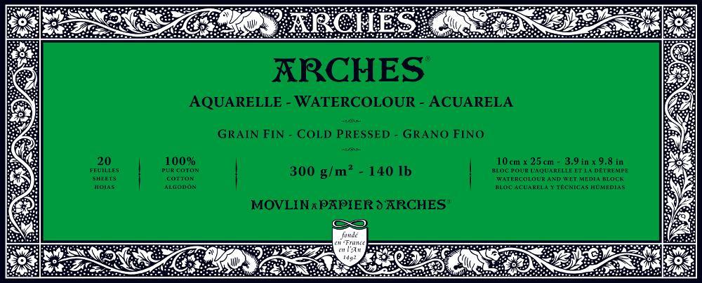 Arches 140lb Cold Press Watercolor Blocks