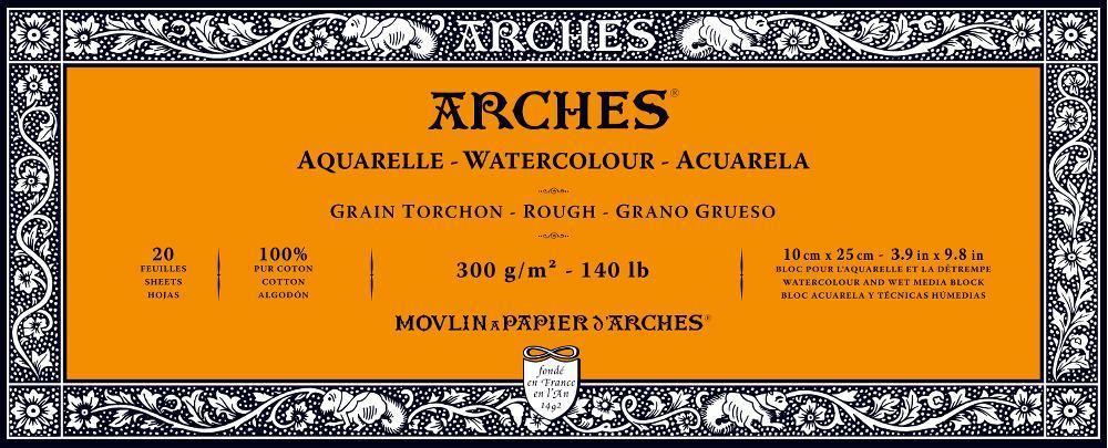 Arches 140lb Rough Press Watercolor Blocks