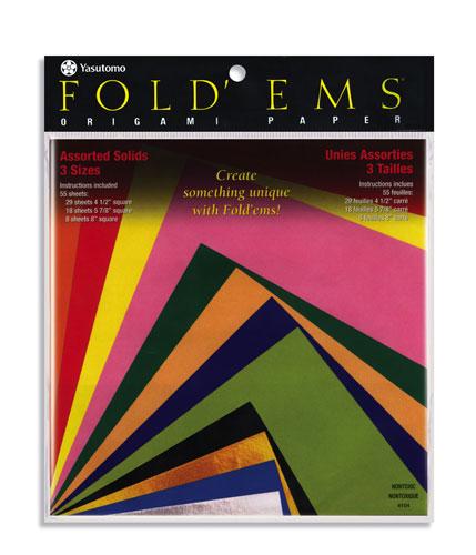 Yasumoto Origami Paper Solid Colors Assorted