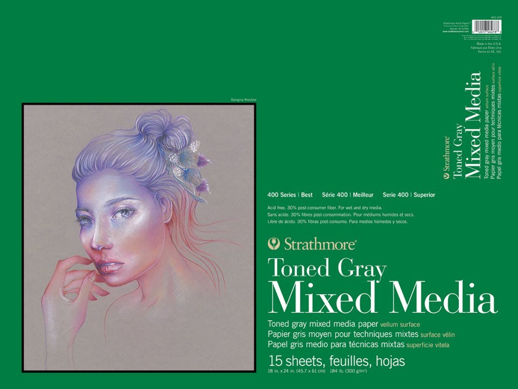 Strathmore Toned Gray Mixed Media Pads