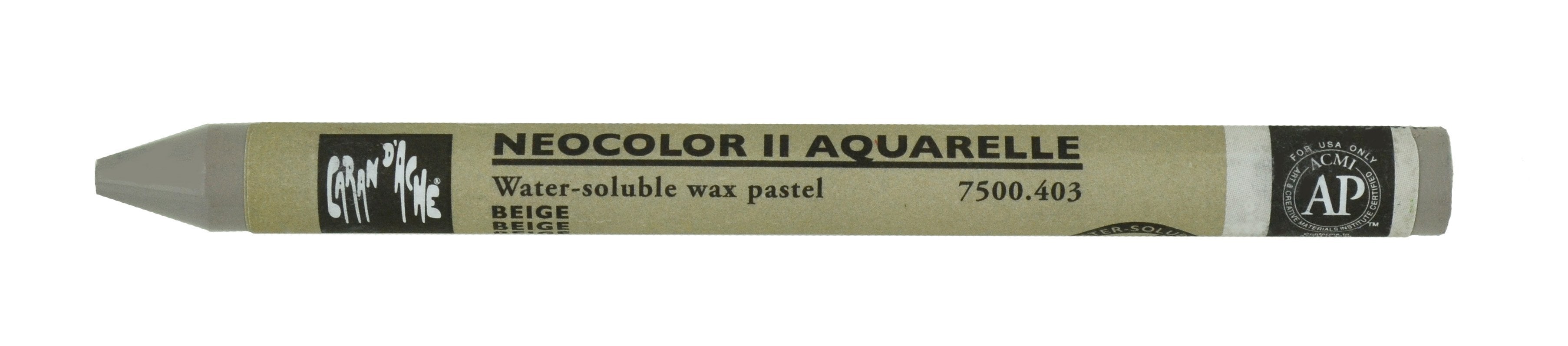 Neocolor II Watercolor Crayons