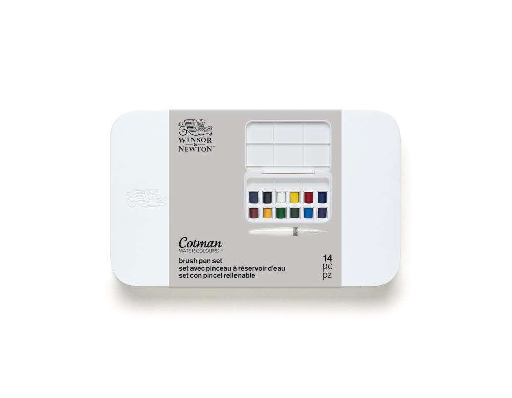 Cotman Water Colours Pocket Set w/ Water brush