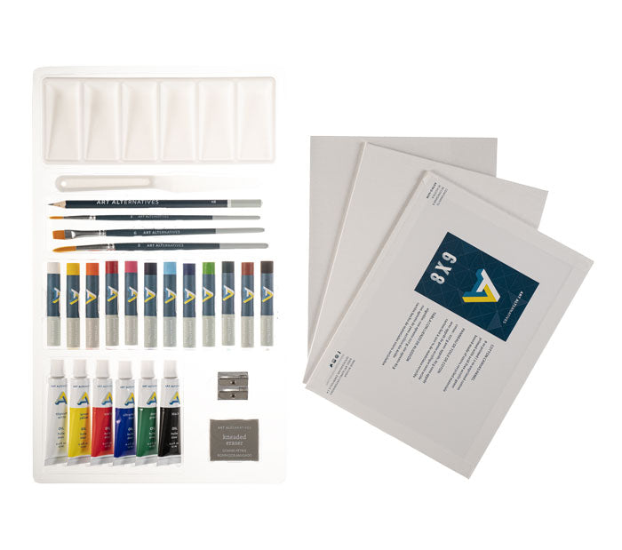GET STARTED IN OIL PAINTING SET