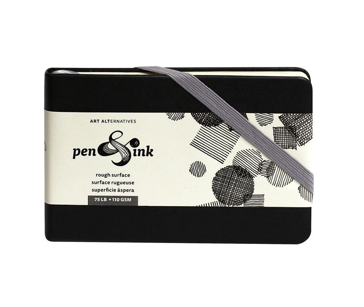 Art Alternatives Pen & Ink Sketchbook - 5.5" x 3.5" Landscape