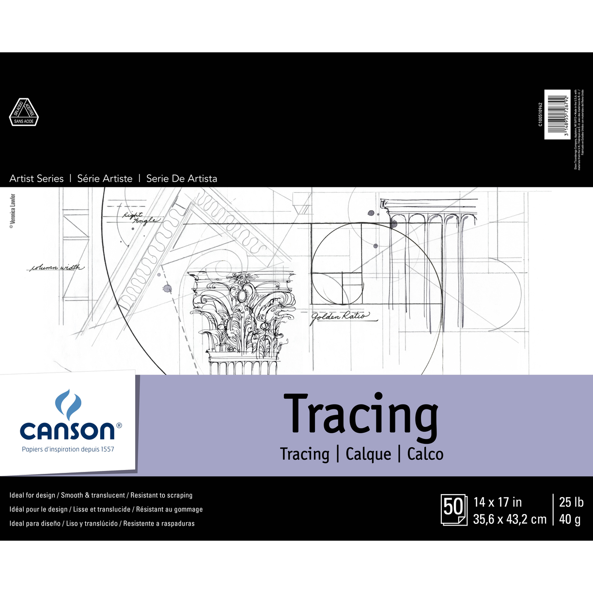 Canson Foundation Tracing Paper Pads