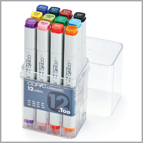 Copic Classic 12 Color Basic Set