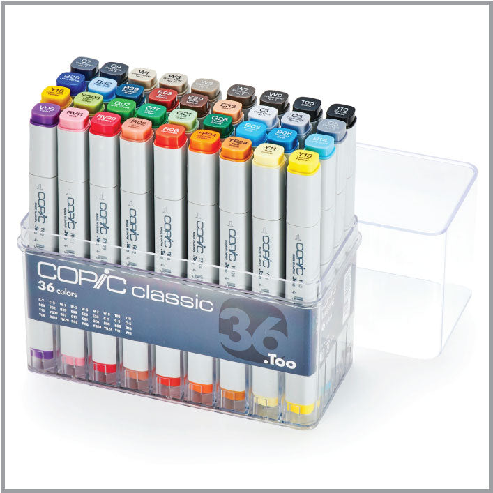 Copic Classic 36 Color Basic Set