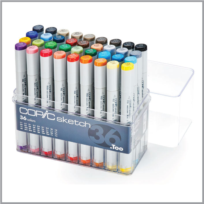 Copic Sketch 36 Color Basic Set
