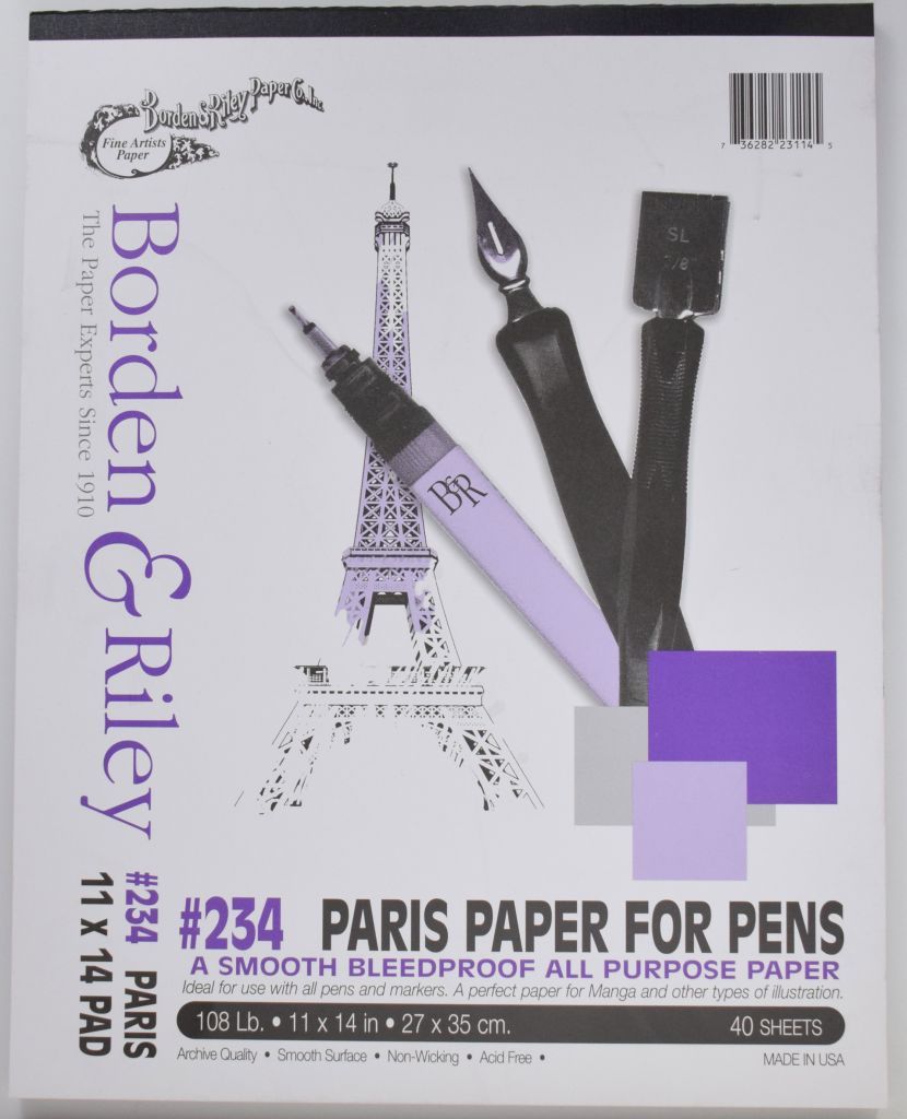 Bordon & Riley #234 Paris Bleedproof Paper for Pens