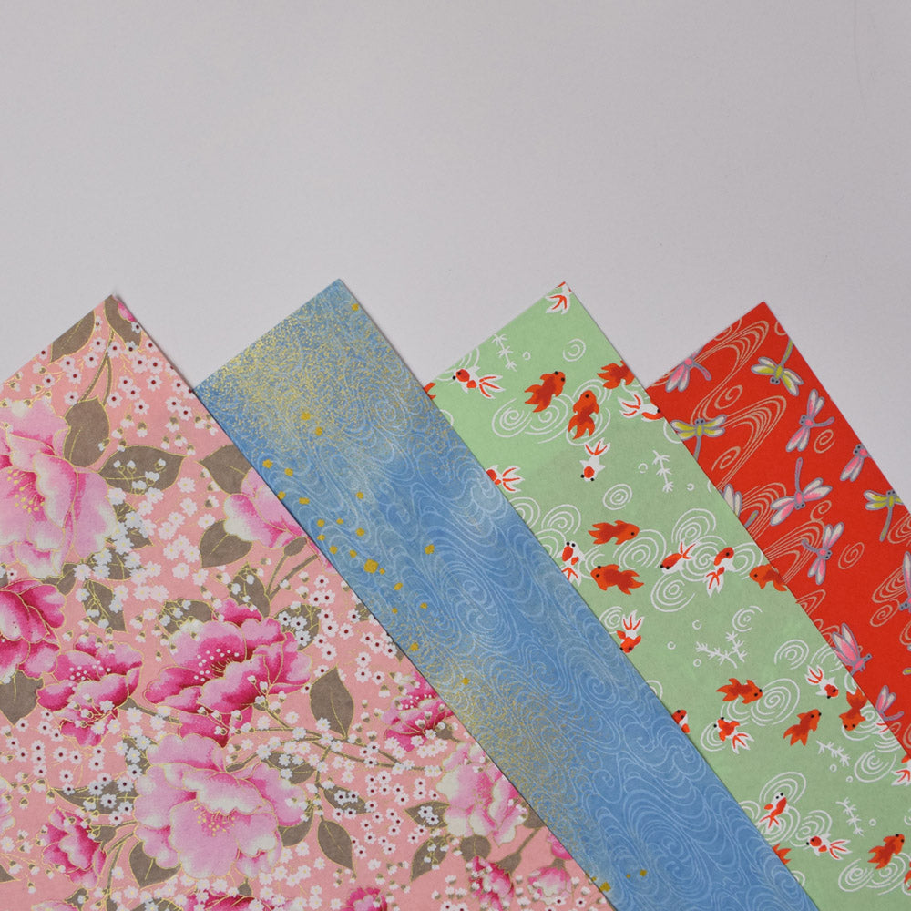 Japanese Silk Screened Papers