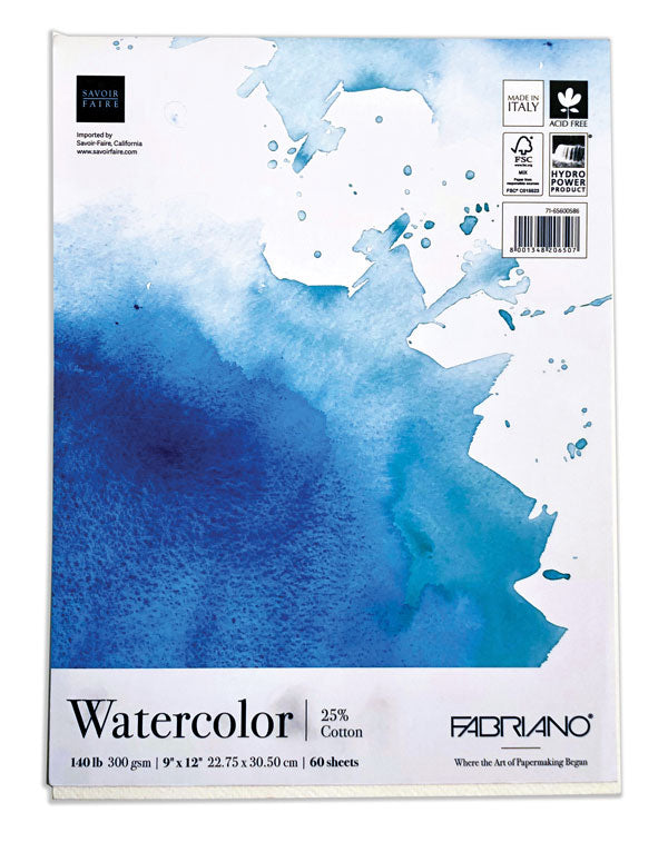 Fabriano Studio Watercolor Fat Pad