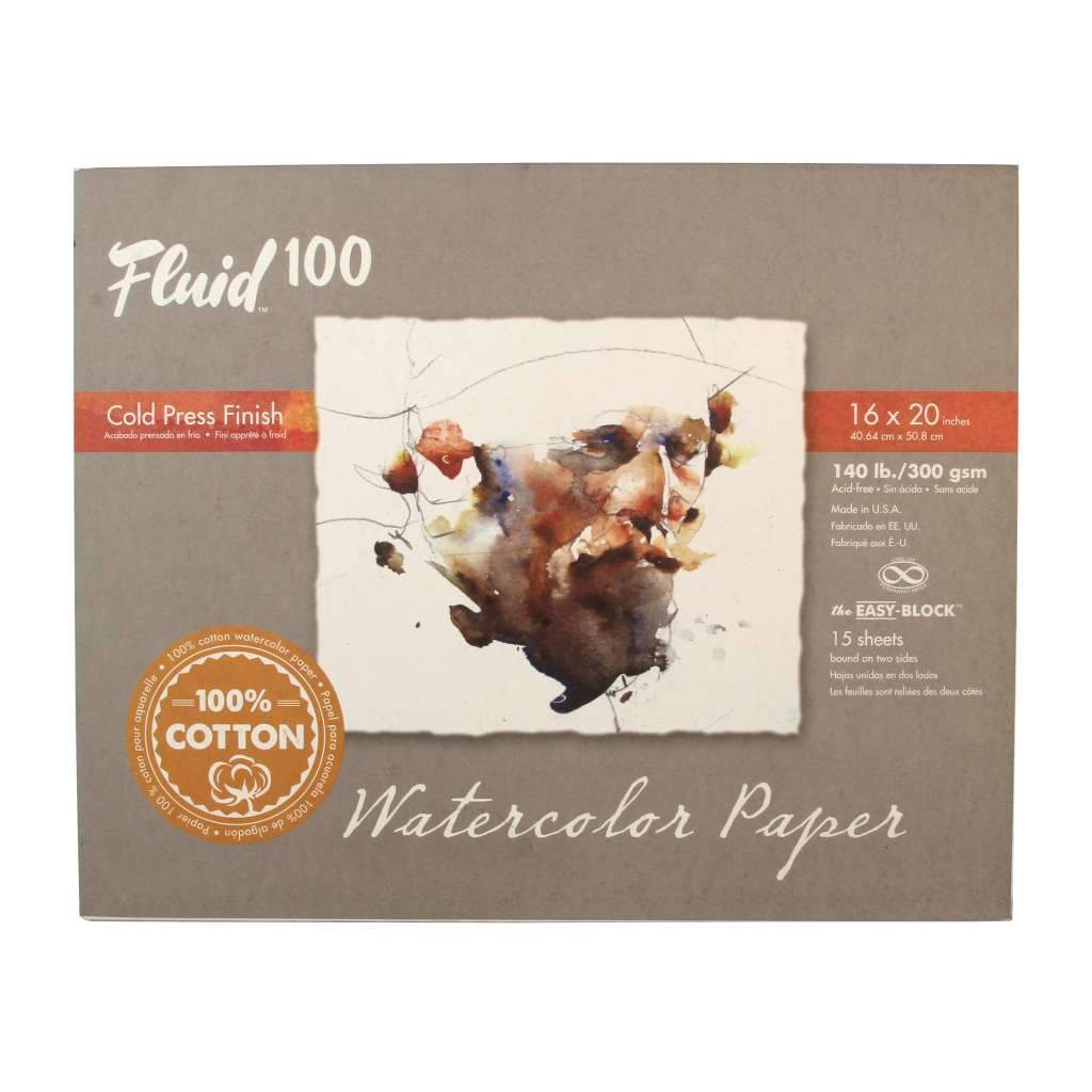 Fluid 100 Watercolor Blocks - 140lb Cold Press