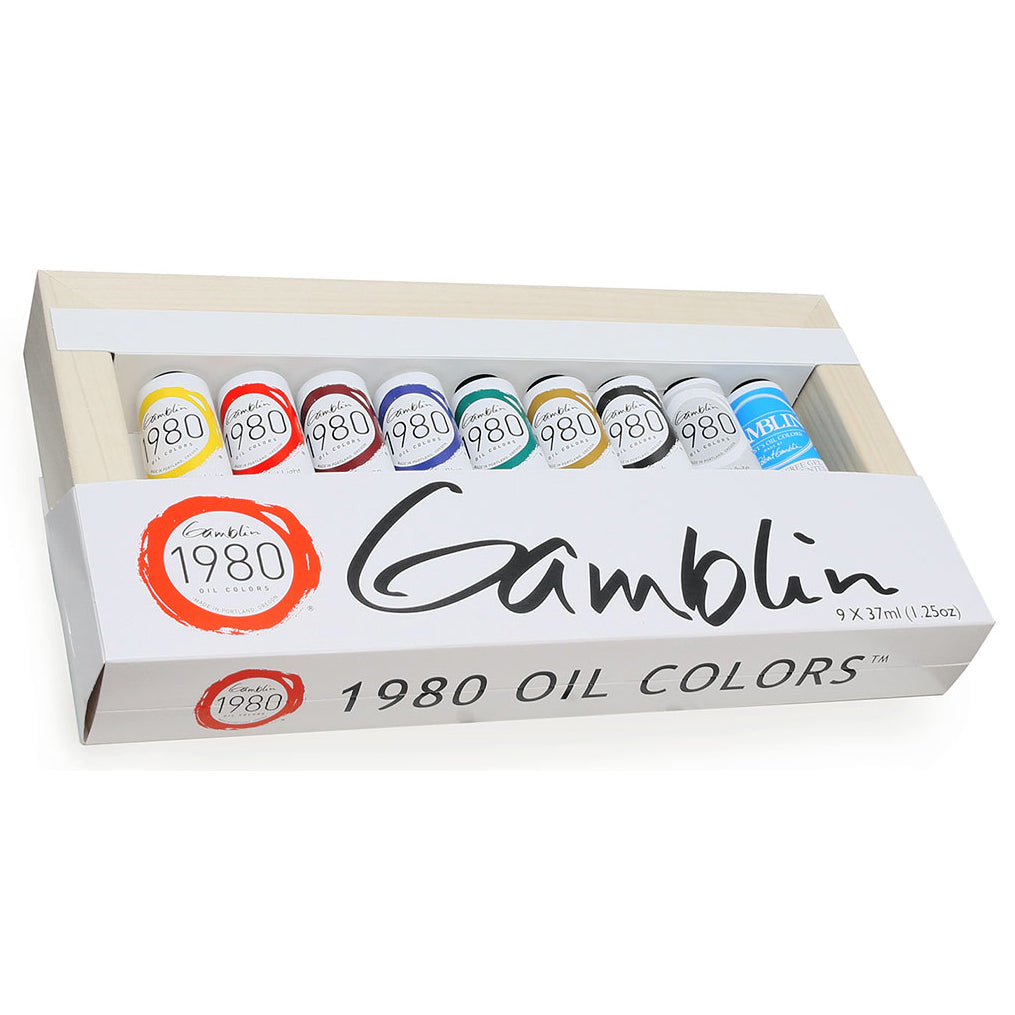 Gamblin 1980 Oil Color Introductory Set of 8 Colors
