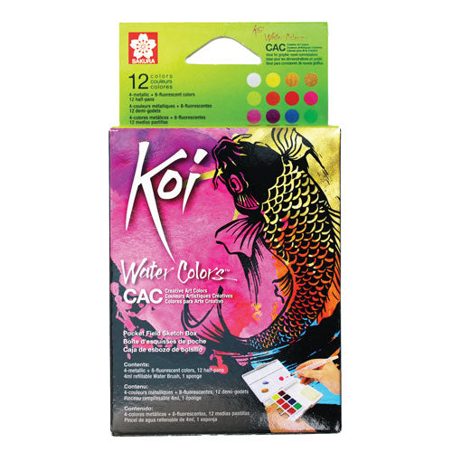 Koi Creative Art Colors (CAC) Watercolor Sets